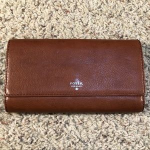 Leather Fossil Wallet